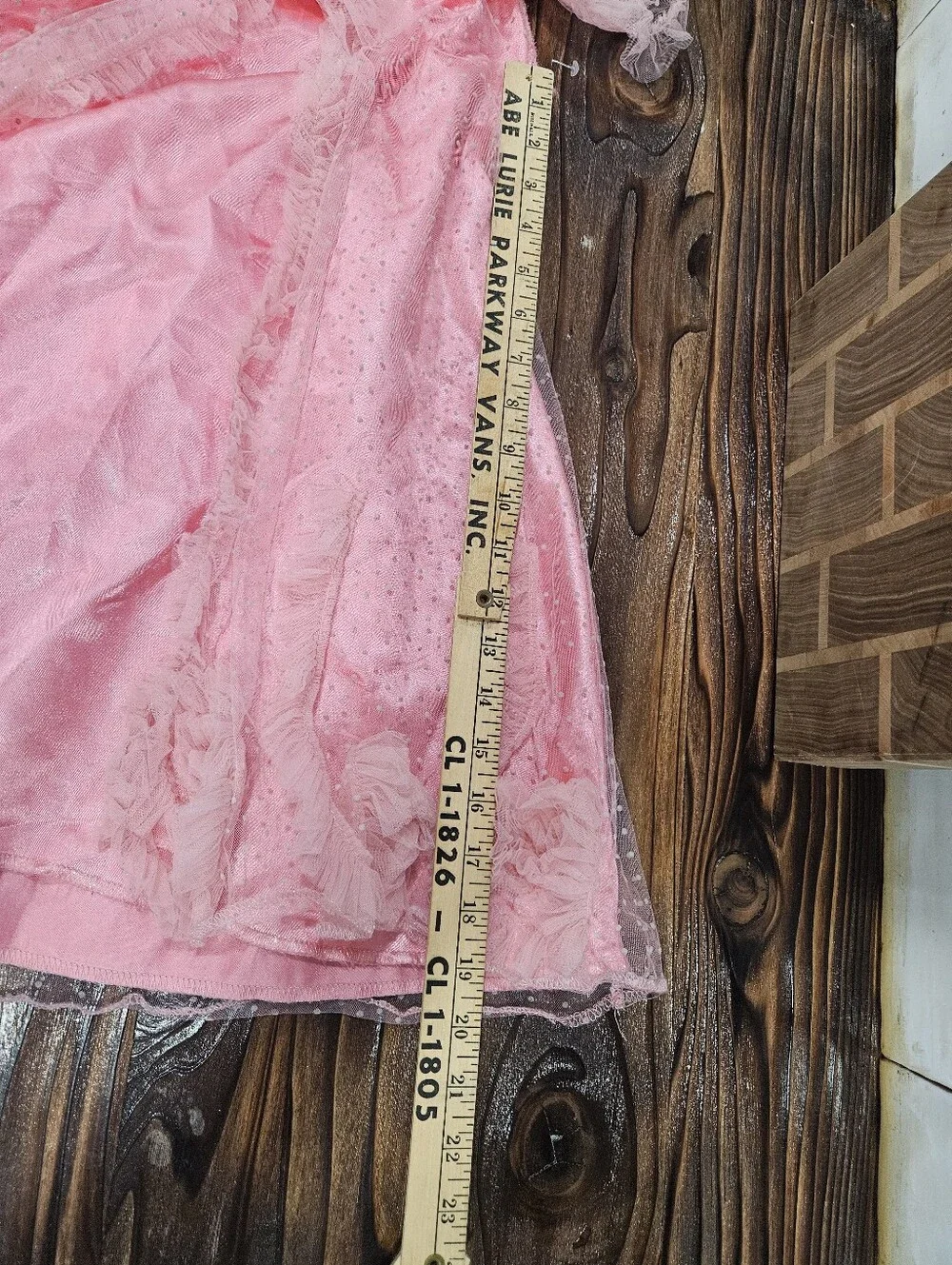 Wicked Glinda Pink Tule Dress Up Costume Pretend Dress Size 4/6